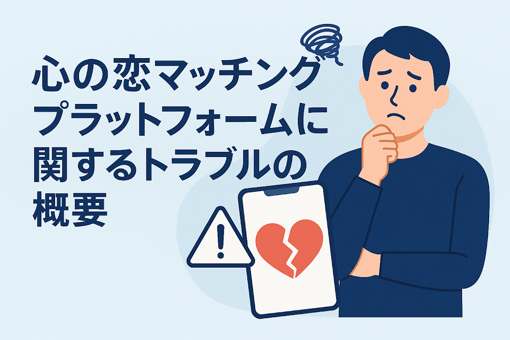 心の恋マッチングプラットフォームに関するトラブルの概要