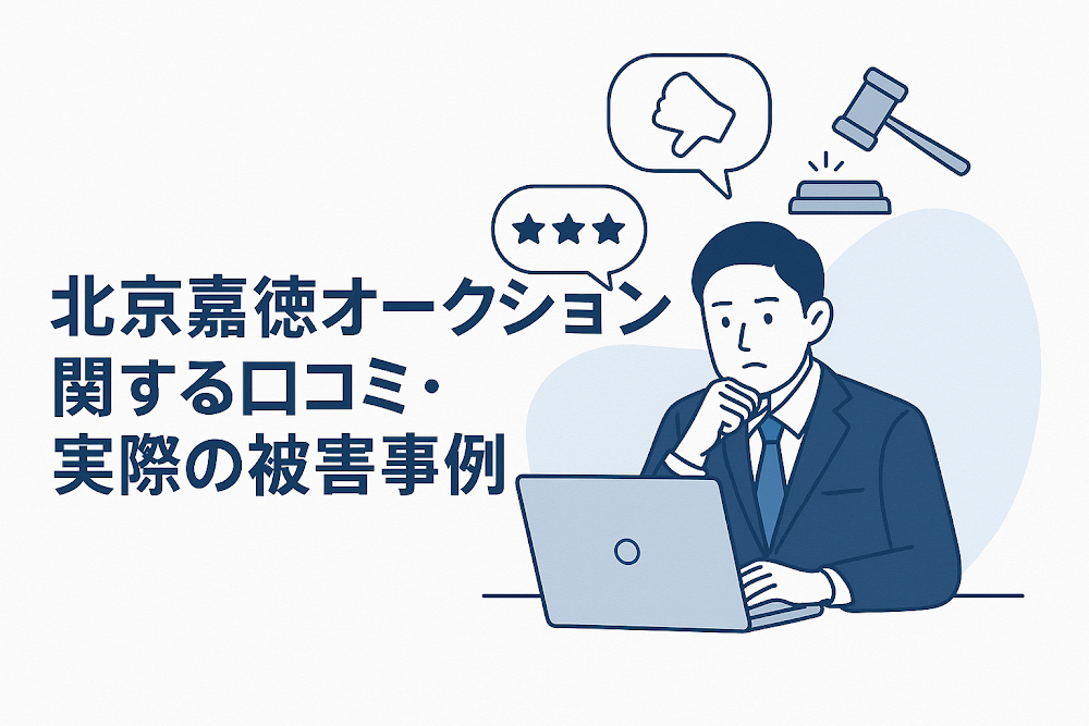 北京嘉徳オークションに関する口コミ・実際の被害事例