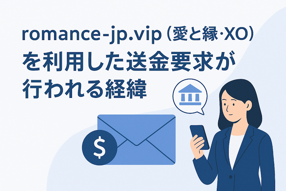 romance-jp.vip(愛と縁・XO)を利用した送金要求が行われる経緯