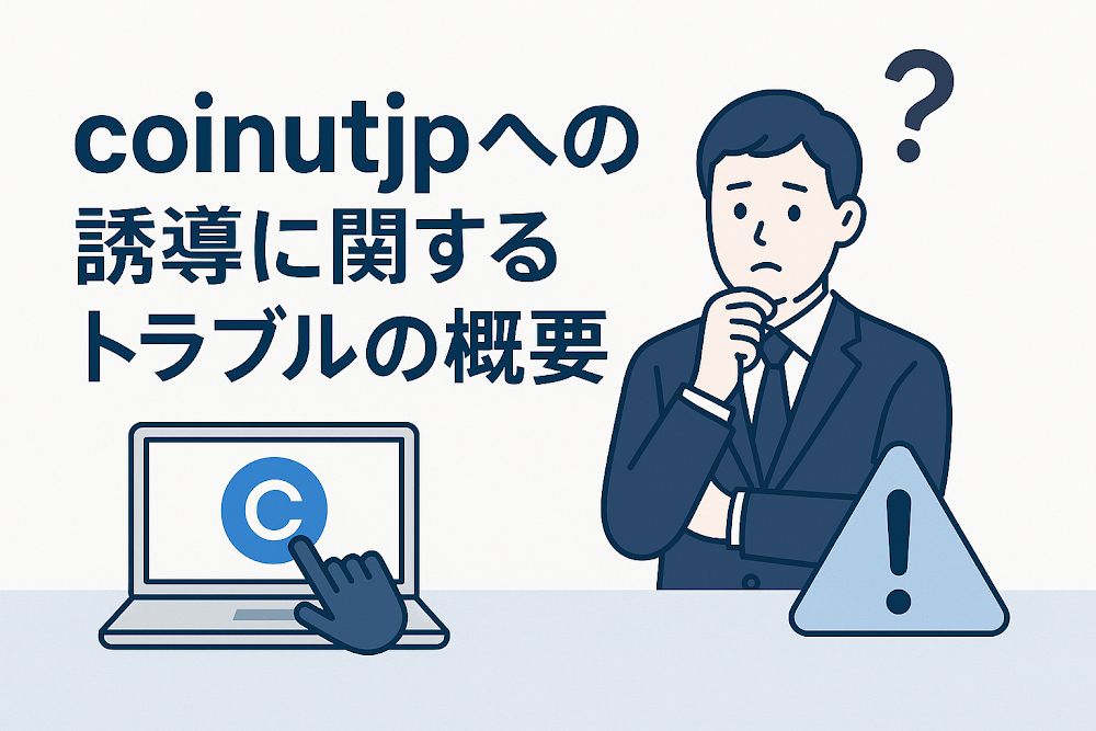coinutjpへの誘導に関するトラブルの概要