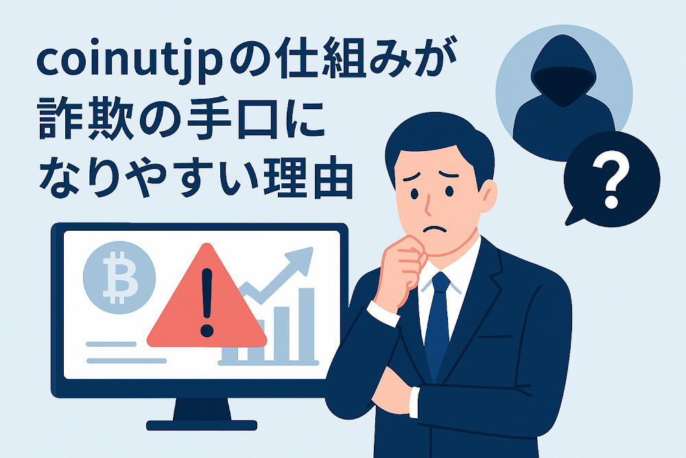 coinutjpの仕組みが詐欺の手口になりやすい理由
