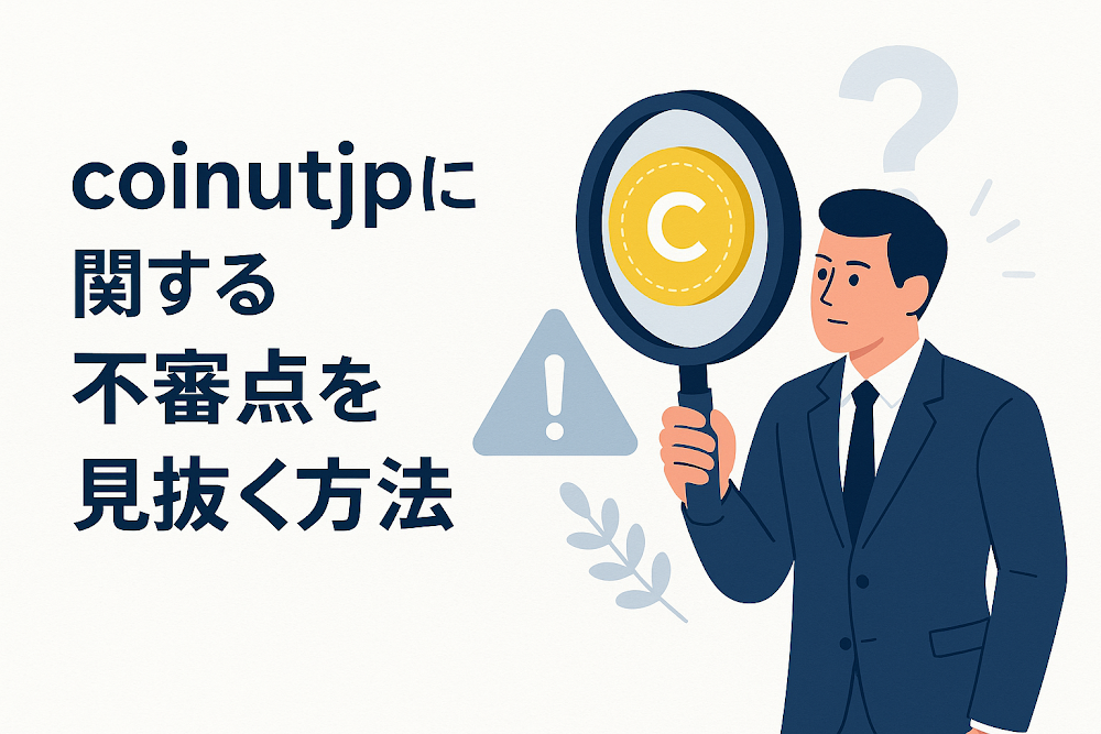 coinutjpに関する不審点を見抜く方法
