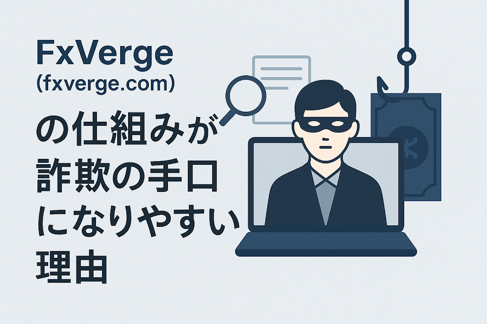 FxVerge（fxverge.com）の仕組みが詐欺の手口になりやすい理由