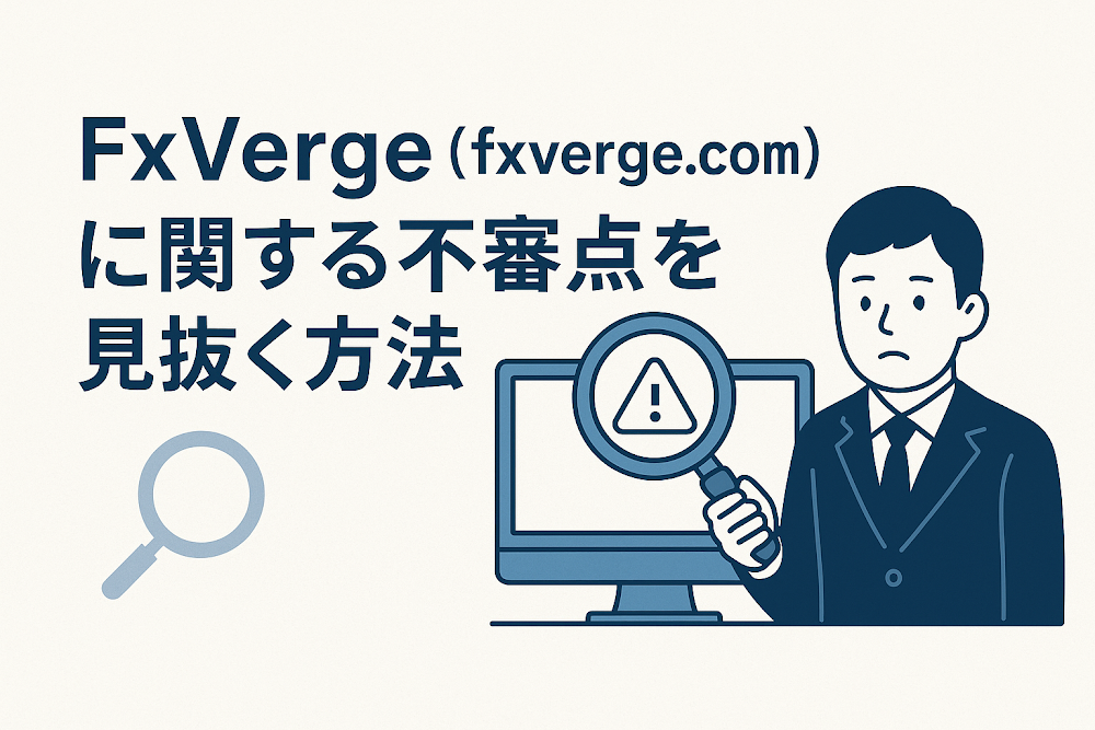 FxVerge（fxverge.com）に関する不審点を見抜く方法