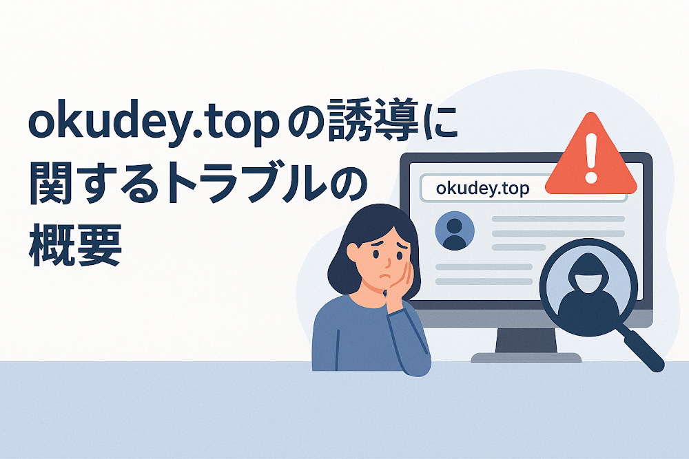 okudey.topへの誘導に関するトラブルの概要