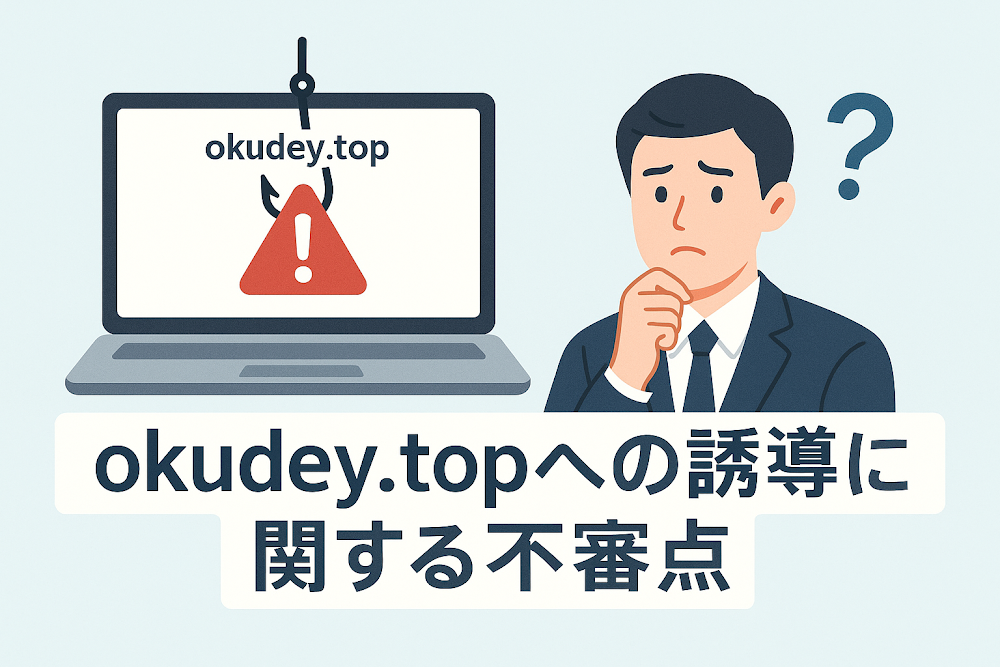 okudey.topへの誘導に関する不審点