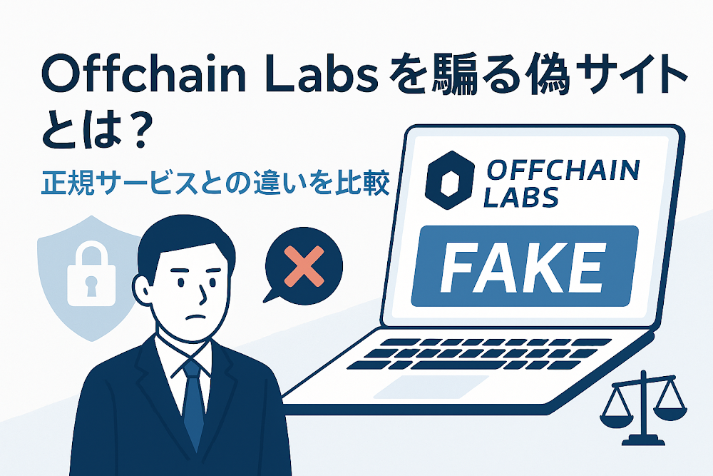 Offchain Labsを騙る偽サイトとは?正規サービスとの違いを比較