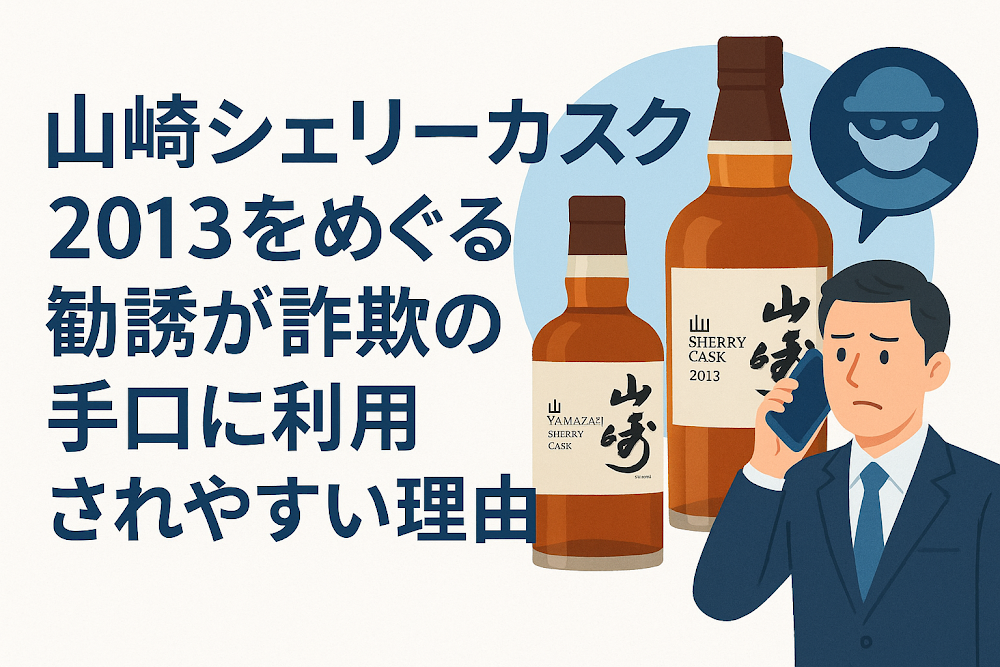 山崎シェリーカスク2013をめぐる勧誘が詐欺の手口に利用されやすい理由