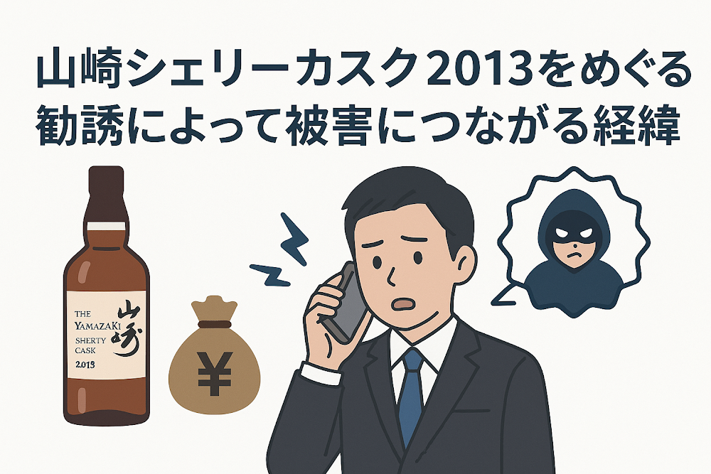 山崎シェリーカスク2013をめぐる勧誘によって被害につながる経緯