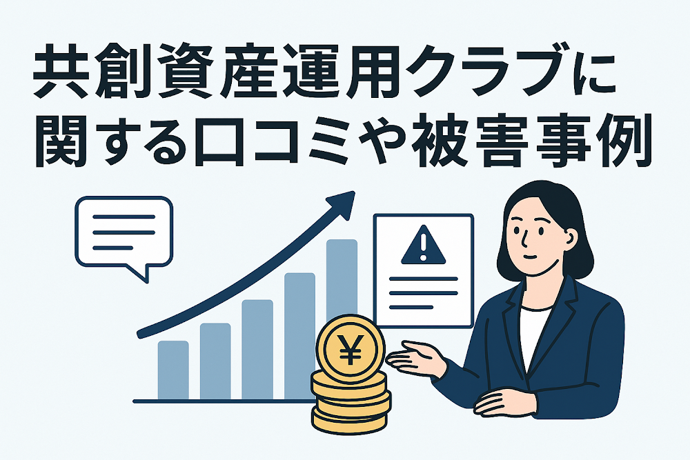 共創資産運用クラブに関する口コミや被害事例