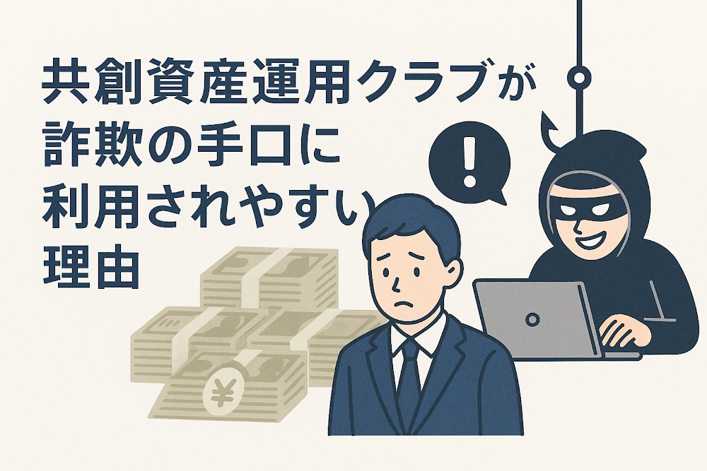 共創資産運用クラブが詐欺の手口に利用されやすい理由