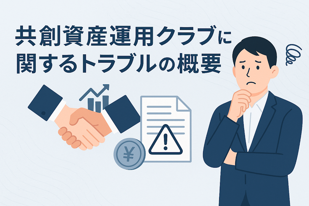 共創資産運用クラブに関するトラブルの概要