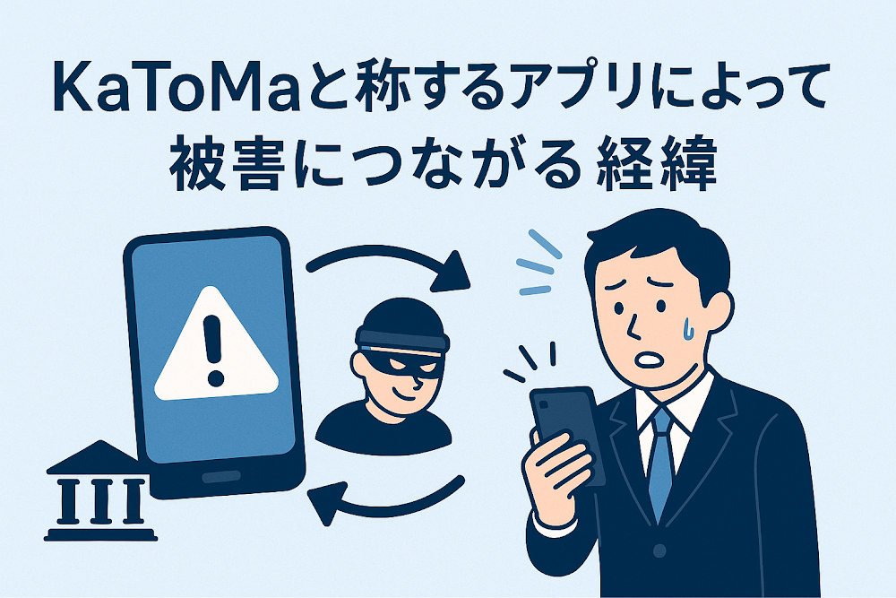 KaToMaと称するアプリによって被害につながる経緯